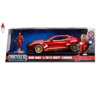 JADA 253225003 Marvel Iron Man Chevy Camaro SS del 2016 in scala 1:24 con person