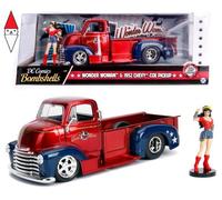 MODELLINO SIMBA WONDER WOMAN 1952 CHEVY COE PICKUP IN SCALA 1:24