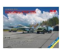 Modellino Soviet Military Airfield 1980s ICM Ds7203 1/72ème Char Promozione