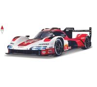 MODELLINO STATICO BBURAGO 1/24 RACING PORSCHE 963 WHITE/RED N 5