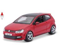MODELLINO STATICO BBURAGO 1/24 VW POLO GTI MARK 5 RED