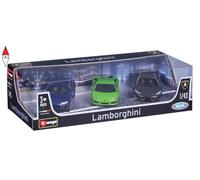 MODELLINO STATICO BBURAGO 1/43 LAMBORGHINI GIFT PACK 3 AUTO