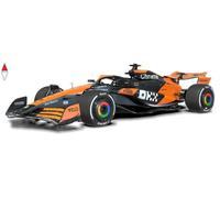 MODELLINO STATICO BBURAGO 1/43 MCLAREN MCL 38 2024 WB PIASTRI