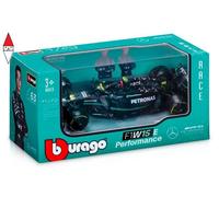 MODELLINO STATICO BBURAGO 1/43 MERCEDES 2024, WB HAMILTON
