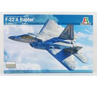 MODELLINO STATICO ITALERI LOCKHEED MARTIN F-22A RAPTOR AEREO MILITARE SCALA 1/48