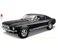 MODELLINO STATICO MAISTO 1/18 1967 FORD MUSTANG FASTBACK BLACK