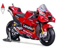 DUCATI DESMOSEDICI BAGNAIA Modello Moto Gp Pilota 63 Scala 1/18 11cm Maisto