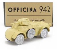 MODELLINO STATICO OFFICINA 942 FIAT ANSALDO CARRO ARMATO AB41 1941 SAND 1/76