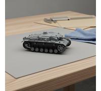 Modellino StuG III Ausf. F Design Realistico per Decorazione Scrivania