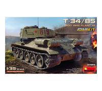 Modellino T-34/85 Mod. 1945. Fabbrica 112. Kit Interno MiniArt 37065 1:3 5
