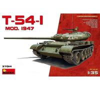 Modellino T-54-1 MiniArt 1/35, Char Sovietico 1947 Ultra, 970 Pezzi, Ph