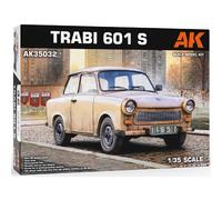 Modellino Trabant 601 S 1/35 Ak35032 : 80 Pezzi, Photoetch, Pneumatici LP, 6 D