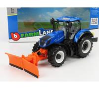 MODELLINO TRATTORE STATICO DIECAST NEW HOLLAND T7.315 TRACTOR 2009 BLU 1/32