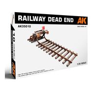 Modellino Treno Diorama Railway Dead End AK INTERACTIVE 35010 1:3 5 Maq