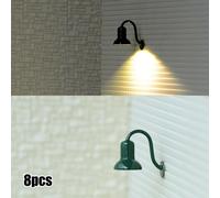 Modellino treno percorso lampione palo + resistenze calibro 8XO lampione LED str