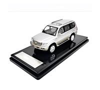 Modellismo 1:64 Per Toyota Land Cruiser LC100 In Lega Modello Di Auto Per Adulti Da Collezione Souvenir Display Ornamento Automodello da Collezione(Taglia:Argento)