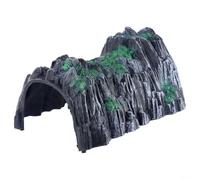 Modellismo Accessori Grotta Roccia 13,7 cm di larghezza per modellino | Struttura roccia realistica, adatta a Bigjigs, Märklin, ideale come decorazione paesaggistica, plastica robusta