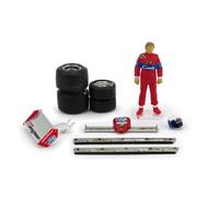 MODELLISMO ACTION FIGURE BRUMM DIDIER PIRONI 1982 + ACCESSORI SCALA 1:43