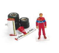 MODELLISMO ACTION FIGURE BRUMM DIDIER PIRONI + ALETTONI + SET GOMME SCALA 1/43