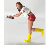 MODELLISMO AUTO STATICO ATLANTIC ACTION FIGURE CAR WASHER REBECCA SCALA 1/12