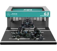 Bburago 1:43 2024 Race Mercedes W15 Pit Pass, Russell #63