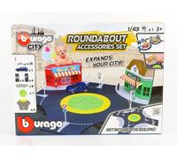 MODELLISMO AUTO STATICO DIECAST ACCESSORI DIORAMA SET BUILD CITY ROUNDABOUT 1/43