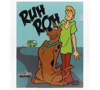 MODELLISMO COLLEZIONE TARGA METALLO - SCOOBY DOO BLU BROWN VERDE 1/1