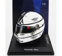 MODELLISMO F1 STATICO SPARK CASCO WILLIAMS ALEXANDER ALBON SILVERSTONE 2023 1/5