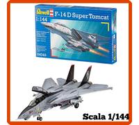 Modellismo statico aerei kit 1/144 Revell F-14D SUPER TOMCAT fuori catalogo