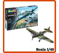 Modellismo statico aerei kit 1/48 revell IL 2 STORMOVIK modellino fuori catalogo
