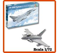 Modellismo statico aerei kit 1/72 Italeri EF2000 TYPHOON 1457 modellino militare