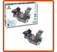 modellismo statico aerei militare model kit modellino Italeri 1/12 F16 Cockpit