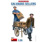 MODELLISMO STATICO DIORAMI MINIART CALVADOS SELLERS VENDITORI DI BEVANDA 1:35