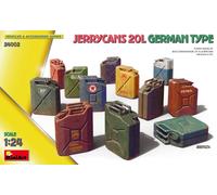 MODELLISMO STATICO DIORAMI MINIART JERRYCANS 20L GERMAN TYPE KIT SCALA 1:24
