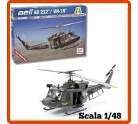 Modellismo statico kit 1/48 elicottero Italeri BELL AB 212 UH - 1N modellino