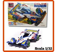 Modellismo statico model kit montaggio Tamiya mini4wd 1/32 CYCLONE MAGNUM SUPER