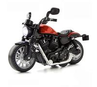 Modello 1:14 Per Harley Modello Di Moto In Lega Luce E Suono Effetto Diecast Giocattoli Per Collezione Auto(Orange)
