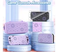 Modello 2025 Serie 2 Custodia e accessori per console da gioco con motivo cosmico, adatto per custodia protettiva Switch 2 da 7,9 pollici. Il set include custodia protettiva, borsa per il trasporto, s