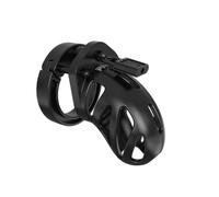 Modello 23 Gabbia di castità - Nero | Silicone - Nero