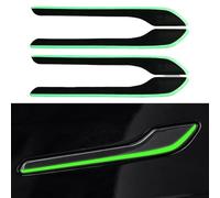 Modello 3 Modello Y 2019-2022 4PCS Protezioni per maniglie della porta Luminoso Anti-Graffio PET+Set di adesivi in resina epossidica