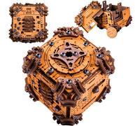 Modello 3D in Legno - Escape Puzzle Box - Tesseract's Secret