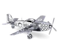 Modello 3D in metallo dell’aereo P-51 Mustang METAL EARTH