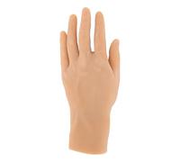 Modello a mano maschile in silicone realistico morbido flessibile riutilizzabile manichino a mano di dimensioni per adulti per adulti per esercitazioni di gioielli Pratica di (Main gauche)