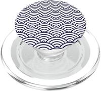 Modello a squame di pesce Koinobori blu di Delft orientale PopSockets PopGrip per MagSafe