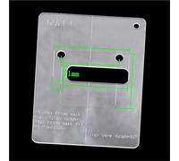 Modello Acrilico Spesso 4 Mm Per Pickup Per Chitarra Elettrica E Percorso Della Cavità Del Ponte Kit Attrezzi Liutaio(Double groove mold 4)