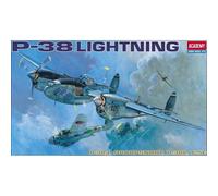 Modello aereo Academy P-38 E/J/L Lightning 1:48
