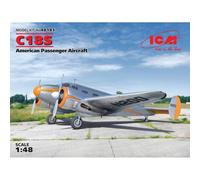 Modello Aereo C18s Aereo Passeggero Americano Icm 48185 1/48 Modello Carro