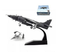 Modello aereo caccia in lega pressofusa Harrier AV-8B britannico scala 1:72, decollo verticale, montaggio a scatto, replica militare realistica con supporto, regalo collezione