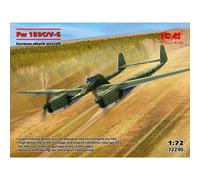 Modello Aereo Focke-Wulf Fw 189C / V6 Aereo D'Attacco Tedesco |ICM|72290| 1:72 M