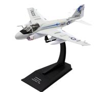 modello aereo For 1/100 A-6E Intruder Navy Pilot VA-52 1980 Fighter Alloy Mock Aircraft Model Die Cast Aereo for Collezione Regali modello di aereo di linea
